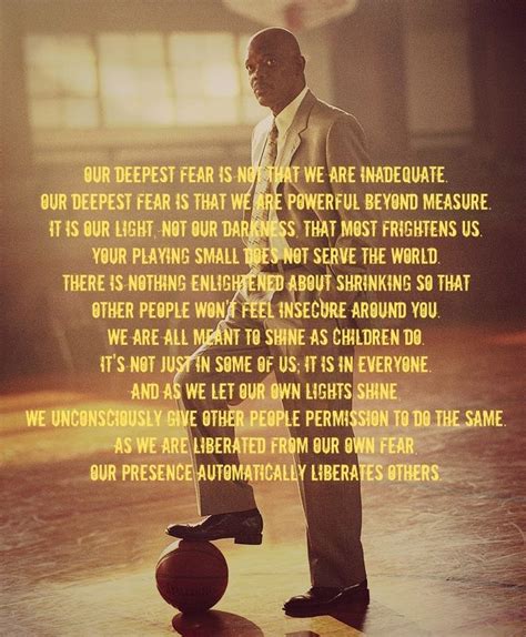 coach carter deepest fear quote.